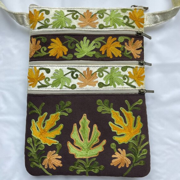 Handbags - Handmade Leaf Crossbody Pocketbook